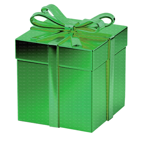 Kaz_Creations Green-Gift-Present - 無料png