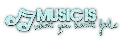 soave text music teal - Free PNG
