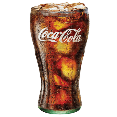 coca cola drink glass deco  summer ete tube - zdarma png