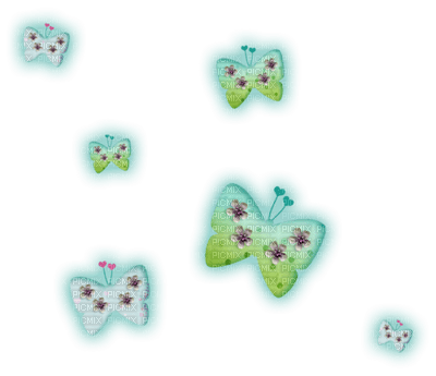 Butterfly, Butterflies, Insect, Insects, Green, Deco, Decoration - Jitter.Bug.Girl - PNG gratuit