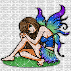Ladybird -  Butterfly Fairy color-full - GIF animé gratuit