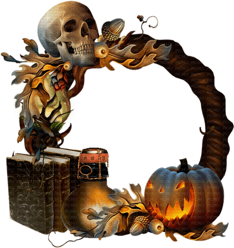 halloween frame by nataliplus - kostenlos png