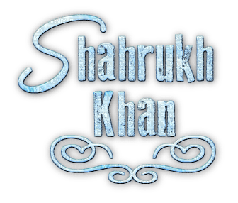 soave text shahrukh khan blue - ücretsiz png