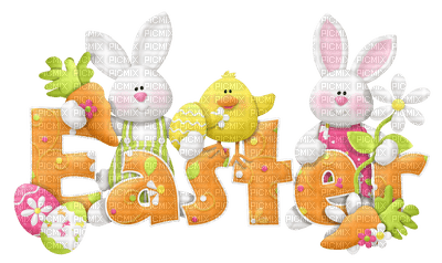 Kaz_Creations Text Easter - Free PNG