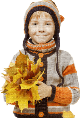 child enfant bebe autumn automne - ücretsiz png