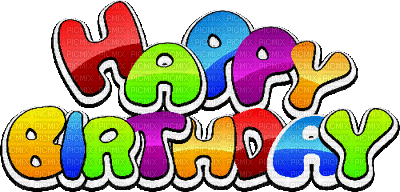 Happy Birthday - GIF animasi gratis