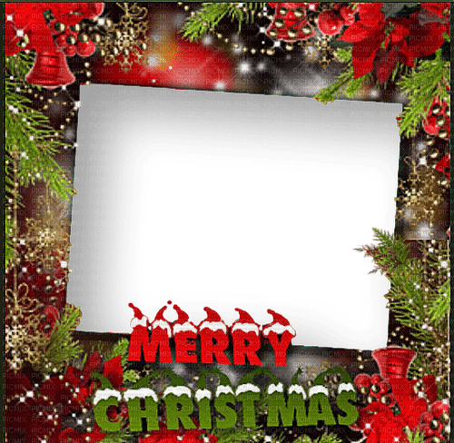 Merry Christmas.Cadre.Frame.Victoriabea - ingyenes png