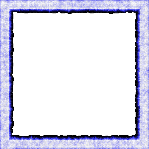 Blue glitter frame gif - Free animated GIF