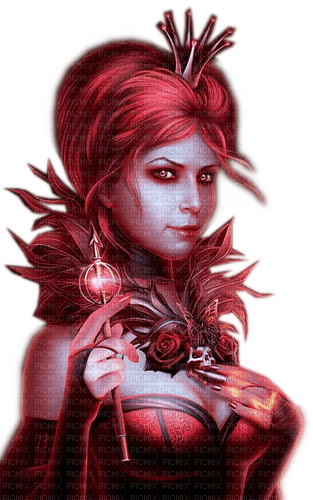 Rena red Gothic Queen Woman Princess - gratis png