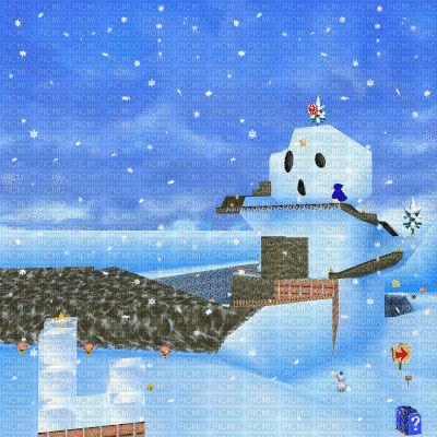 Snowman's Land - GIF animate gratis