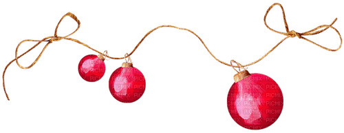 Ornaments.Red - png gratuito
