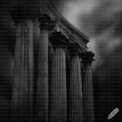 Black Gothic Pillars - png gratis