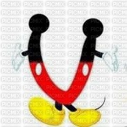 image encre lettre V Mickey Disney edited by me - gratis png
