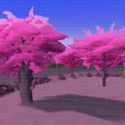 Pink Trees - ilmainen png
