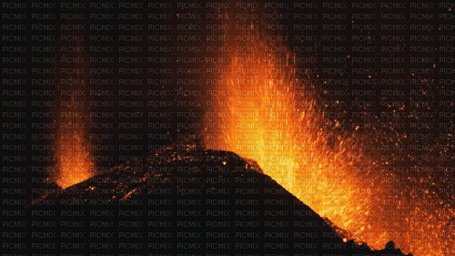 Volcano - Animovaný GIF zadarmo