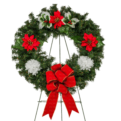 Kaz_Creations Deco Sympathy Spray Christmas Wreath - Free PNG