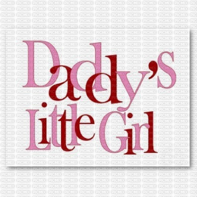 DADDYS LITTLE GIRL - nemokama png