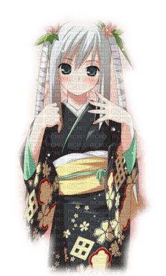 cecily-fille manga japonnaise - 免费PNG