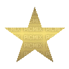 Five Point Gold Star 1 - Nemokamas animacinis gif