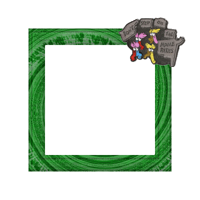 Small Green Frame - Darmowy animowany GIF