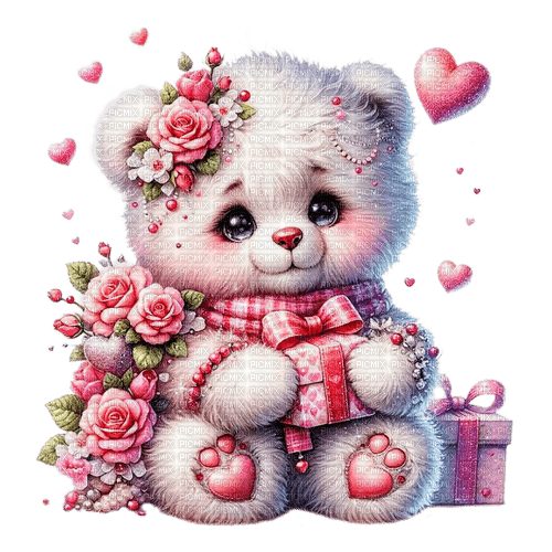 st. Valentine bear by nataliplus - бесплатно png