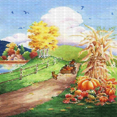 soave background animated autumn vintage - Бесплатный анимированный гифка