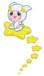 pixel star bunny cute - 免费动画 GIF