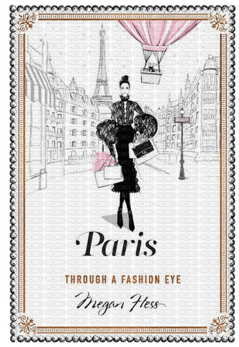 Paris Fashion Stamp Text - Bogusia - png ฟรี