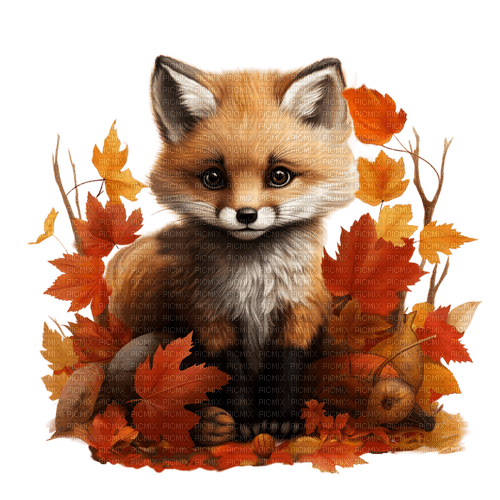 Autumn. Fox. Leila - ingyenes png
