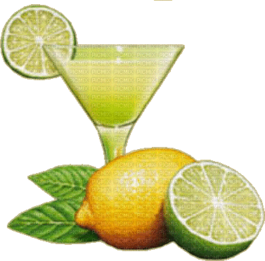 Cocktail Citron - GIF animado grátis