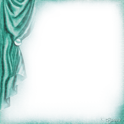 soave frame vintage curtain teal - δωρεάν png
