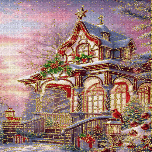 Christmas background - Free animated GIF