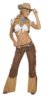 woman femme frau beauty tube human person people cowgirl western wild west american - Free PNG