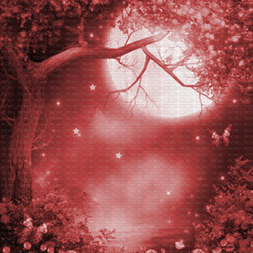Y.A.M._Fantasy moon background red - png ฟรี