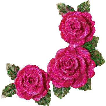 pink roses border - 無料のアニメーション GIF