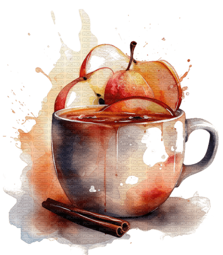Apple Tea Cup - ingyenes png