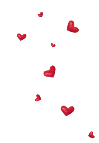 Coeurs.Hearts.Red.Deco.Victoriabea - ingyenes png