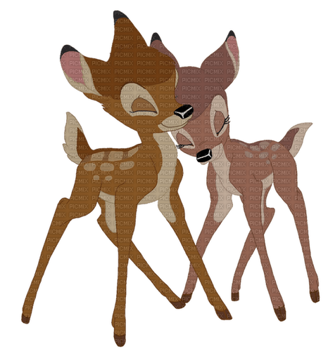 ✶ Bambi & Faline {by Merishy} ✶ - Free PNG