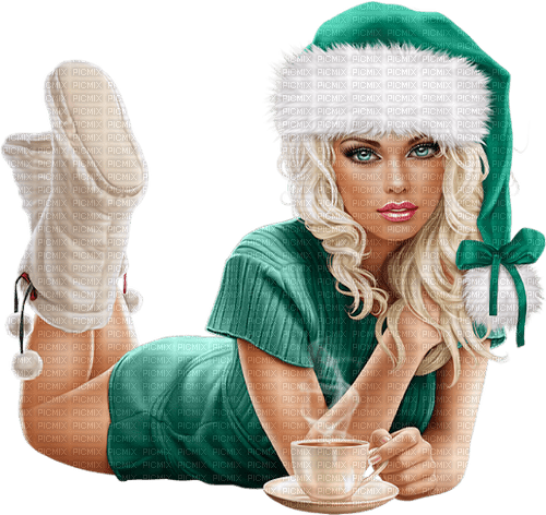 christmas woman by nataliplus - png gratis