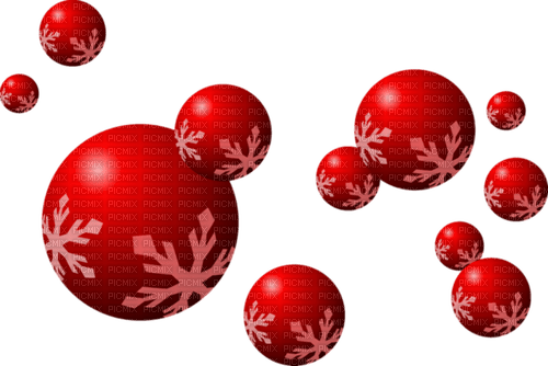 gala Christmas balls - darmowe png