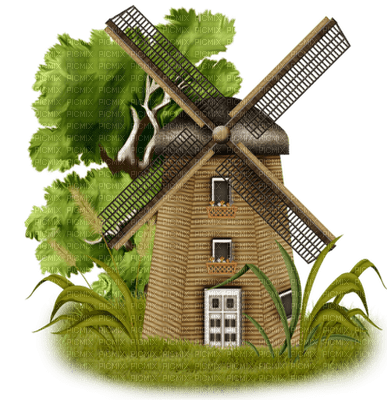 Kaz_Creations Windmills Windmill - zadarmo png