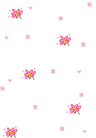 flowers pixel - Ingyenes animált GIF