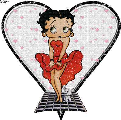 Betty Boop ** - Free animated GIF