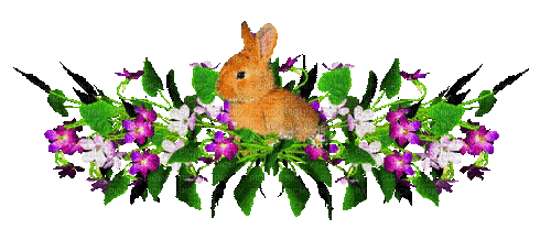 Bunny garden - Gratis geanimeerde GIF
