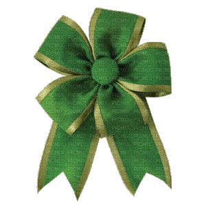 minou-Christmas-bow-green-deco - PNG gratuit