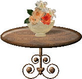 tavola fiori - GIF animado grátis