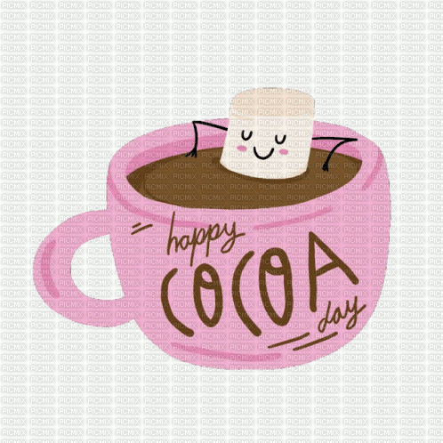 happy Cocoa day - Darmowy animowany GIF