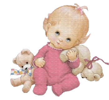 Baby, Girl, Teddys - darmowe png