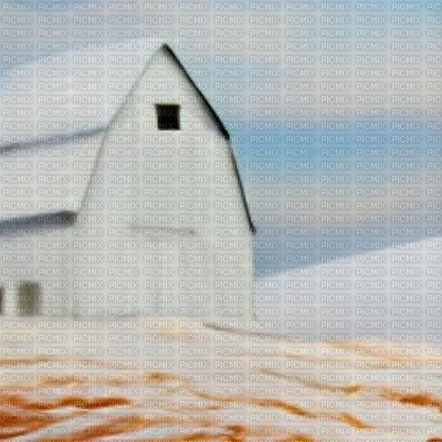 White Barn on Snow - бесплатно png