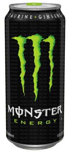Energy drink Monster, Adam64 - Free PNG